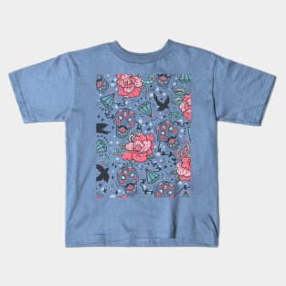 Mexican Holiday Day Of The Dead Kids T-Shirt